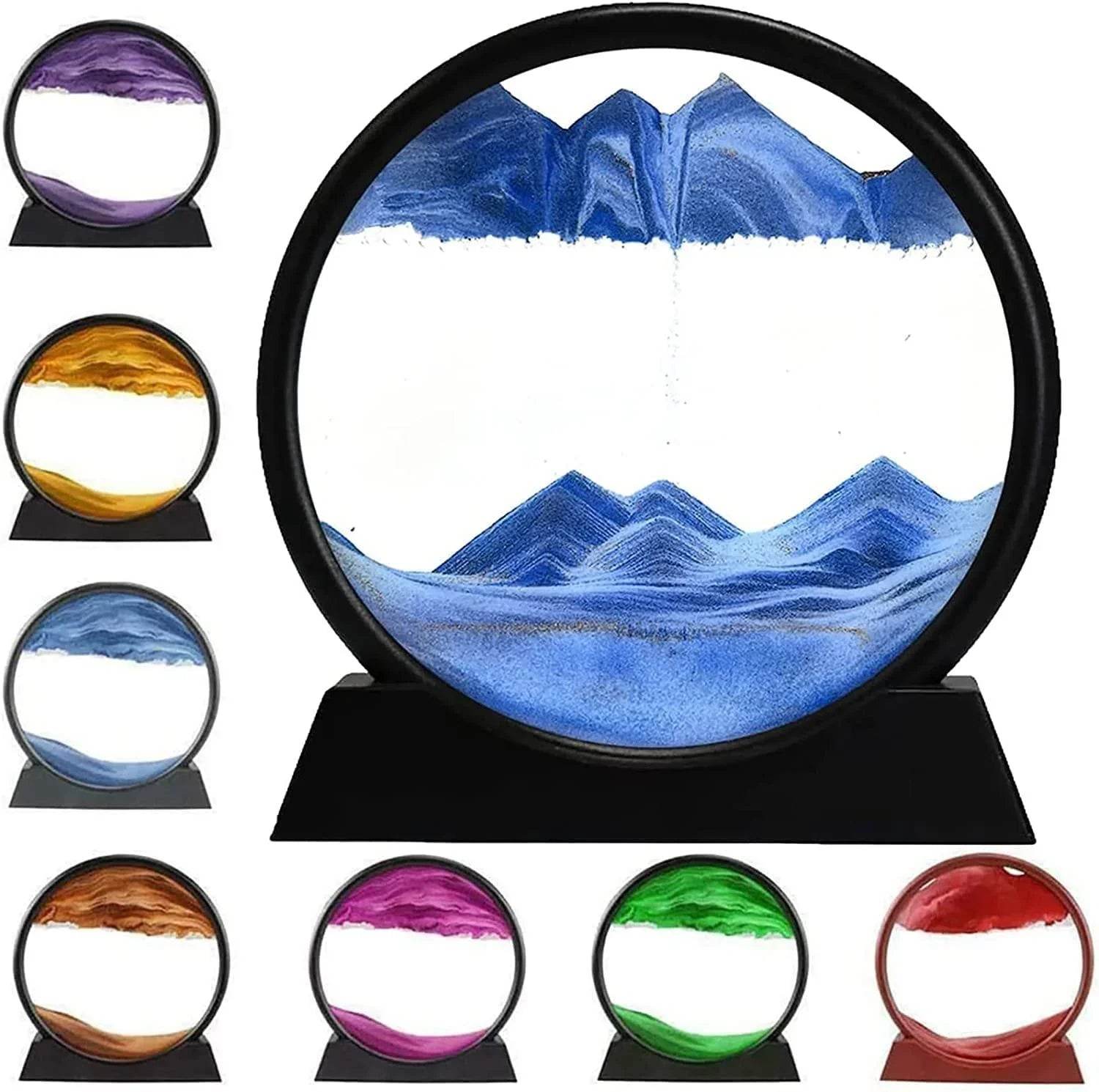 Relaxing Kinetic Sandscape Art Table Desk - NARIX INDIA 