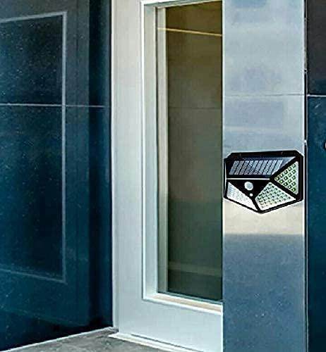 Latest Solar Lights for Garden 100 LED Motion Sensor Security Lamp for Home,Outdoors Pathways | Bright Solar Wireless Security Motion Sensor 100 Led Night Light (100 LED) - NARIX INDIA 