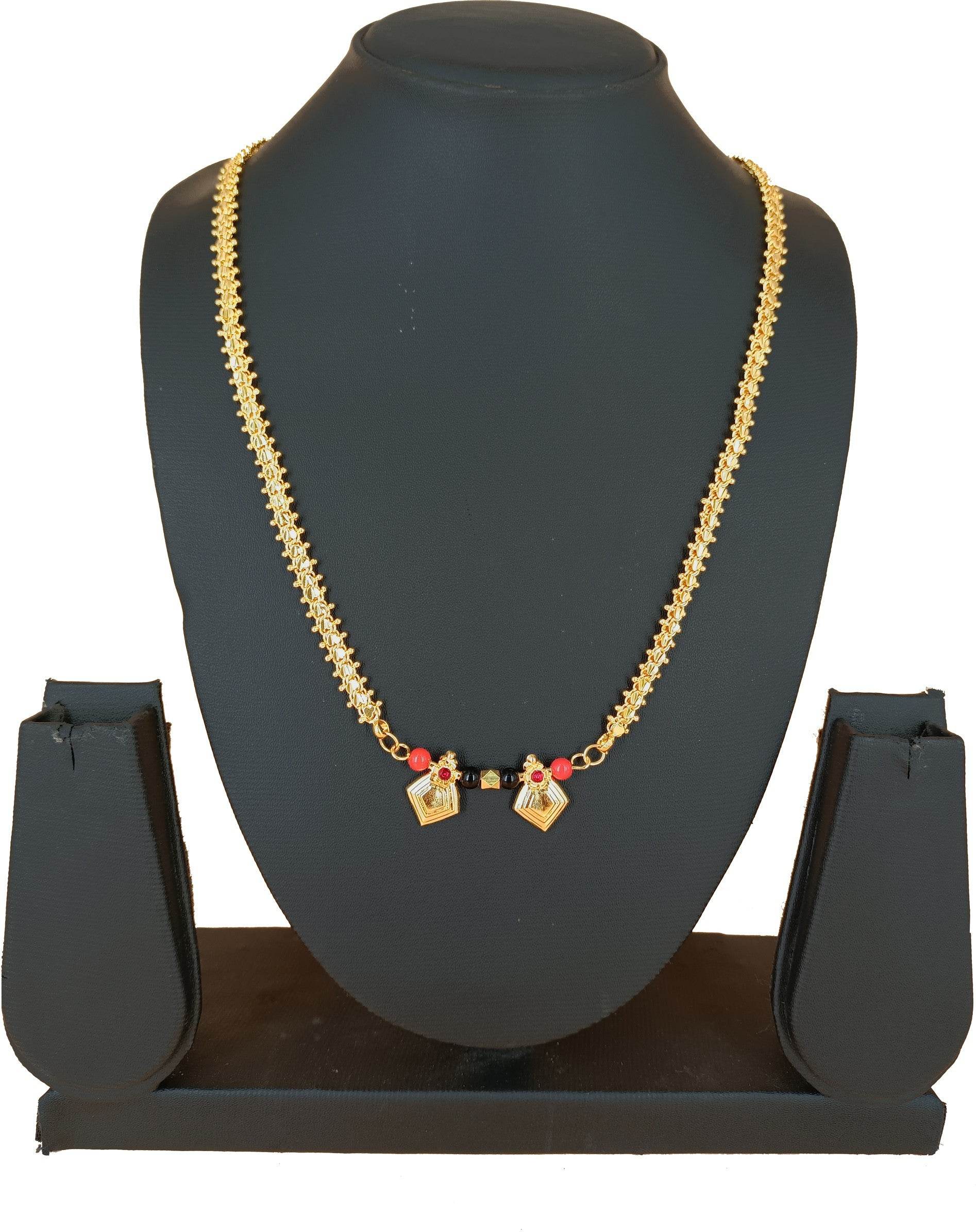 Beautiful Gold Plated Mangalsutra - NARIX INDIA 