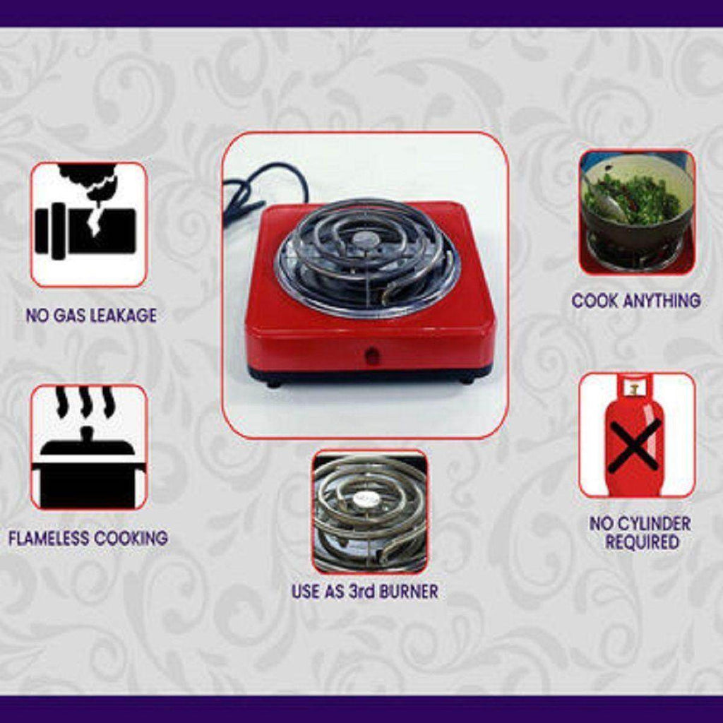 Flameless Electric Cooking Stove (Muticolor) - NARIX INDIA 