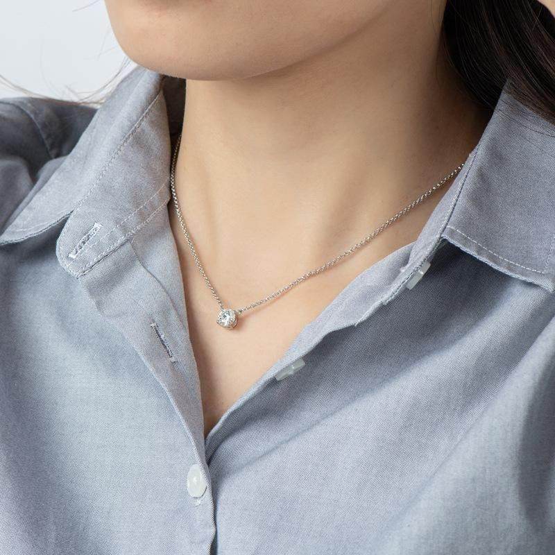 Weight Loss Stone Silver Necklace - NARIX INDIA 
