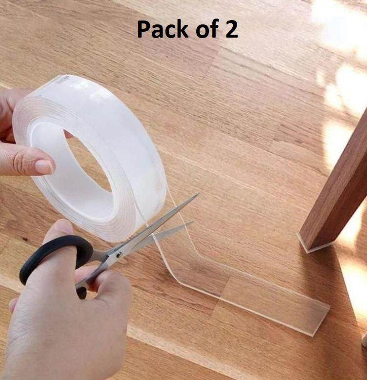 Tape - Multipurpose Double Sided Ivy Grip Tape (3 Meter, Pack of 2) - NARIX INDIA 