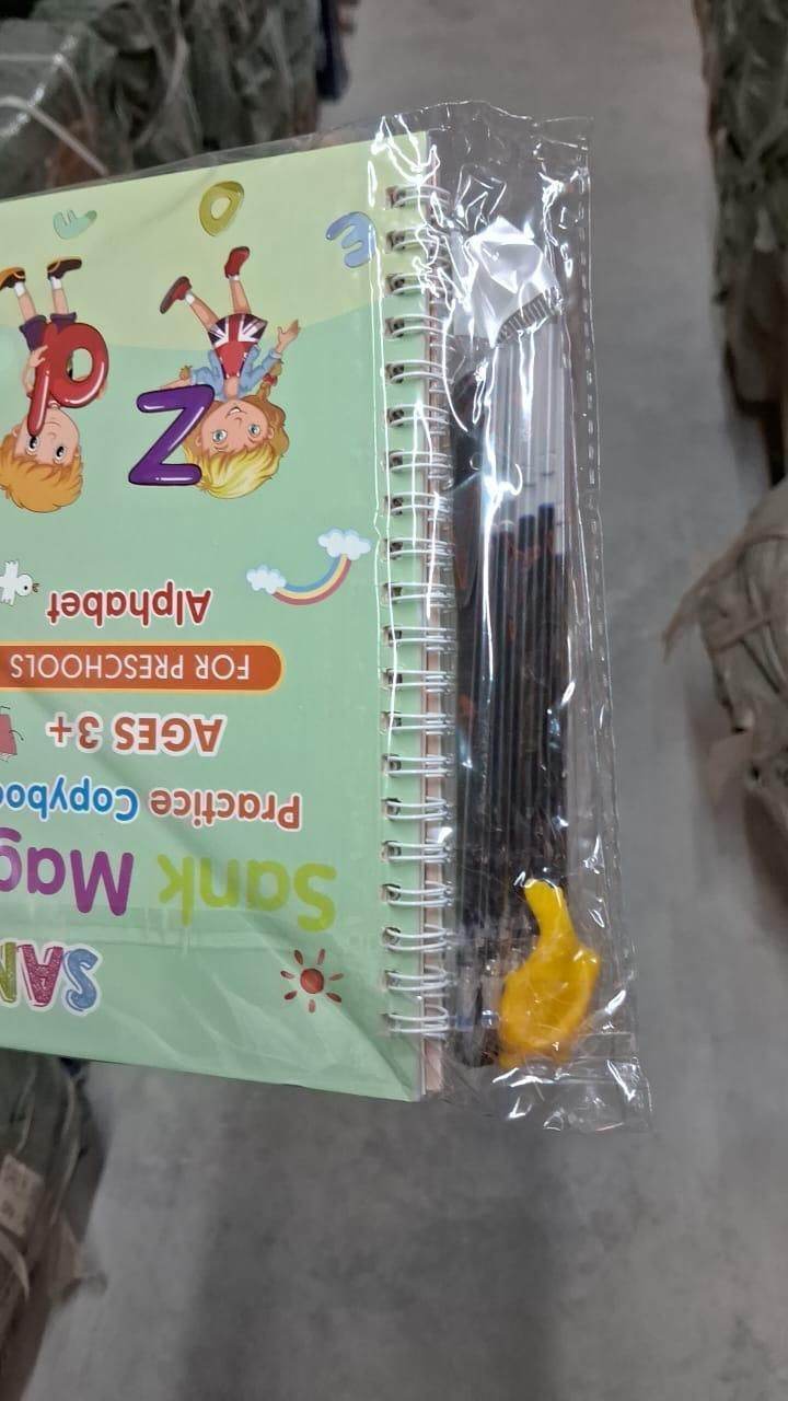 Sank Magic Practice Copybook (4 BOOKS,1 PEN,1 GRIP,10 REFILL) - NARIX INDIA 