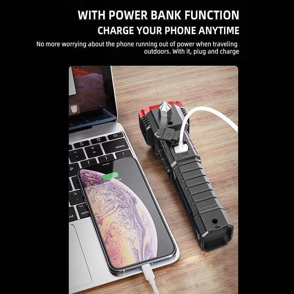 Portable Rechargeable Torch LED Flashlight - NARIX INDIA 