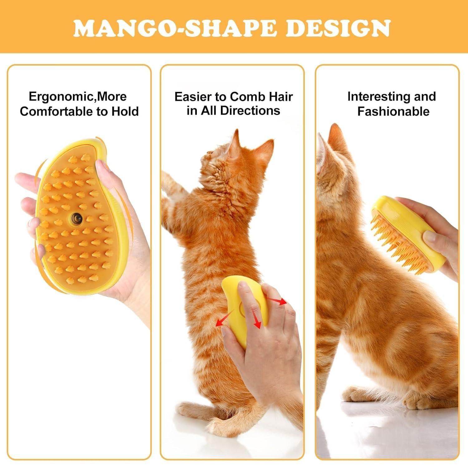 Steaming Pet Hairbrush - NARIX INDIA 