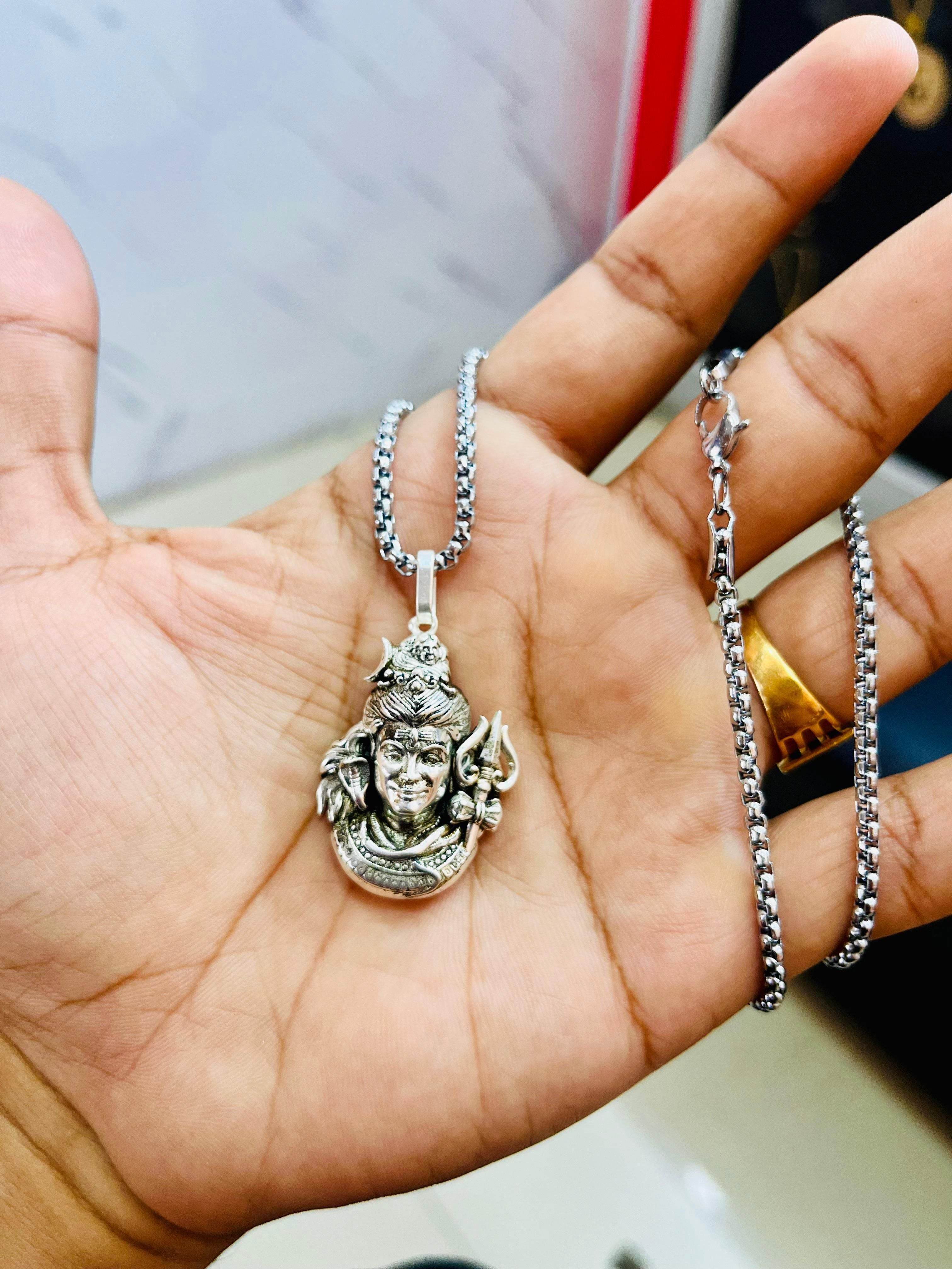 Lord Mahadev Premium Pendant Chain - NARIX INDIA 