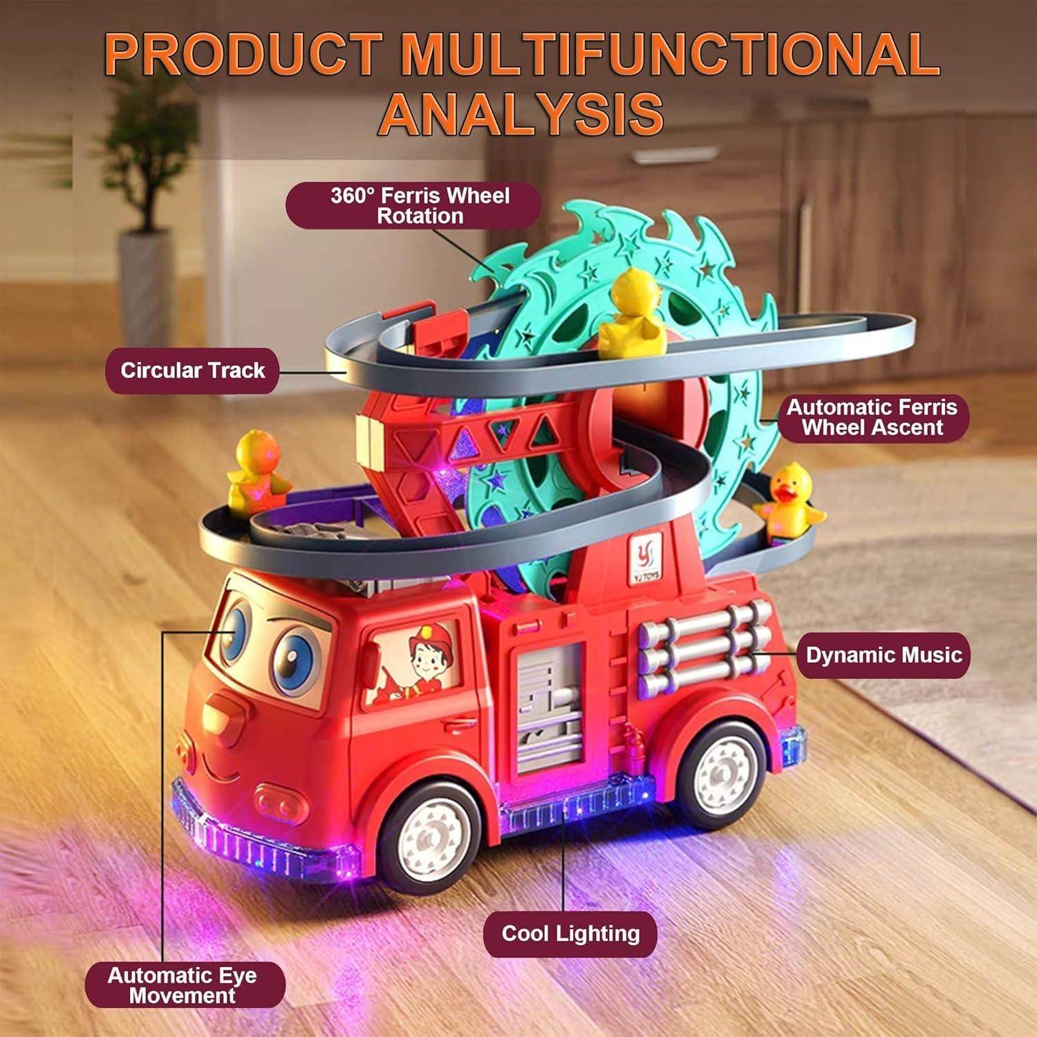 Fire Truck with Climbing Duck & Siren Sounds - NARIX INDIA 
