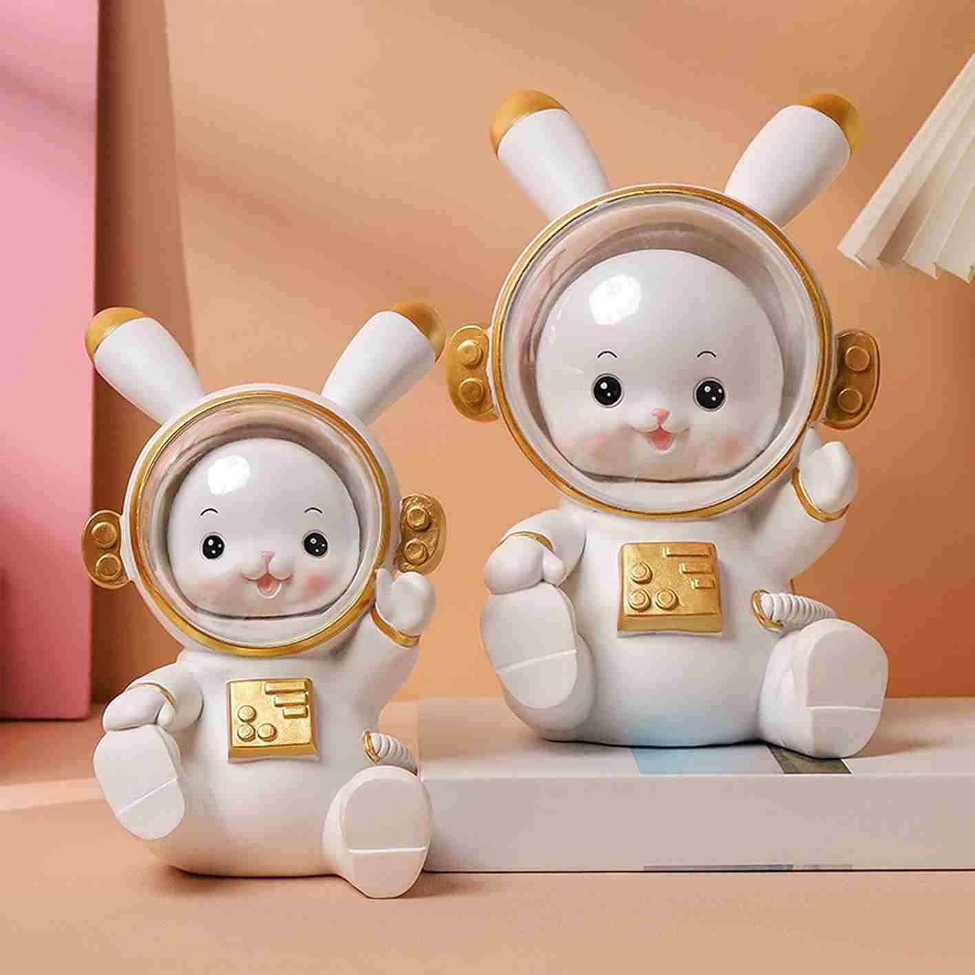 Night Light Desktop Decoration Piggy Bank (Pack of 1) (Random Design) - NARIX INDIA 