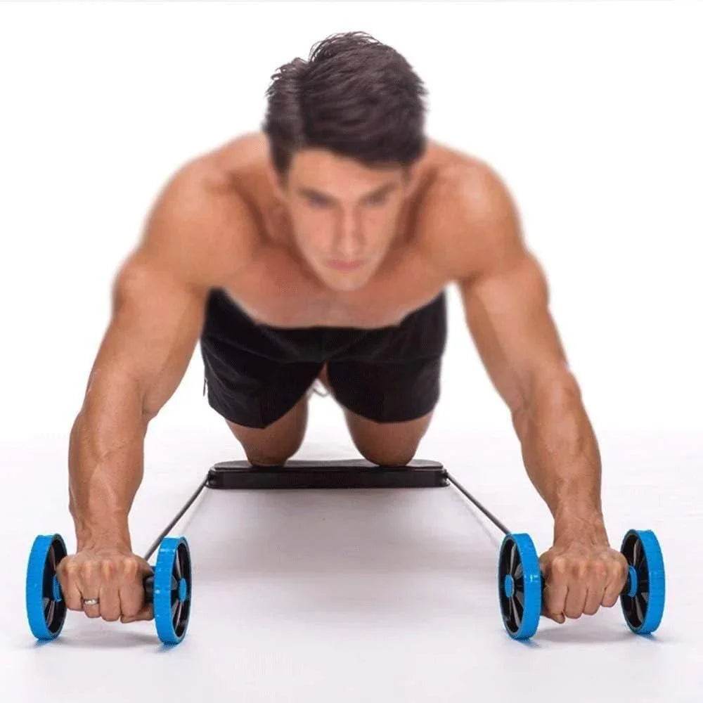 Wheel Roller for Core Workouts, Abdominal Roller Wheel with Knee Pad - NARIX INDIA 
