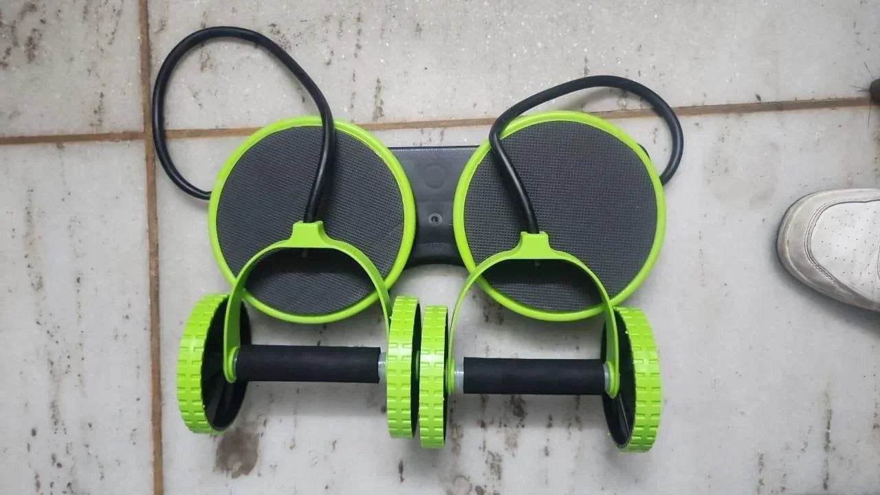 Wheel Roller for Core Workouts, Abdominal Roller Wheel with Knee Pad - NARIX INDIA 
