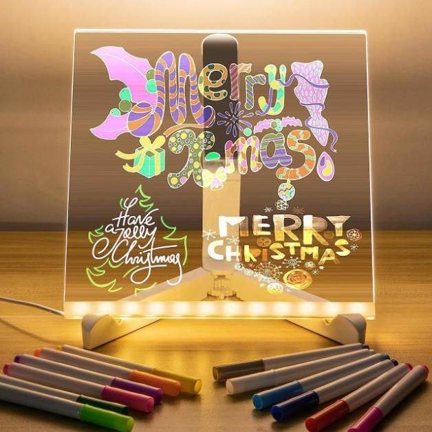 3D LED Light Glass Acrylic Writing pad - NARIX INDIA 