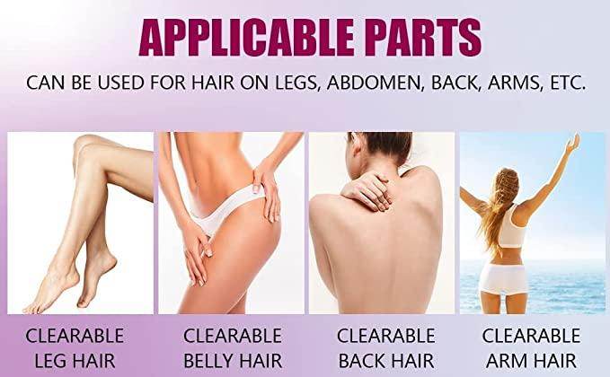 FLETIX Crystal Hair Eraser Stone, Painless Magic Crystal Hair Remover for Women Men, Hair Removal Eraser Exfoliator Tool for Arms Legs Back Bikini Body Any Part (Multicolor) - NARIX INDIA 