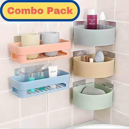 Triangle Wall Mount Storage Basket Combo Pack - NARIX INDIA 