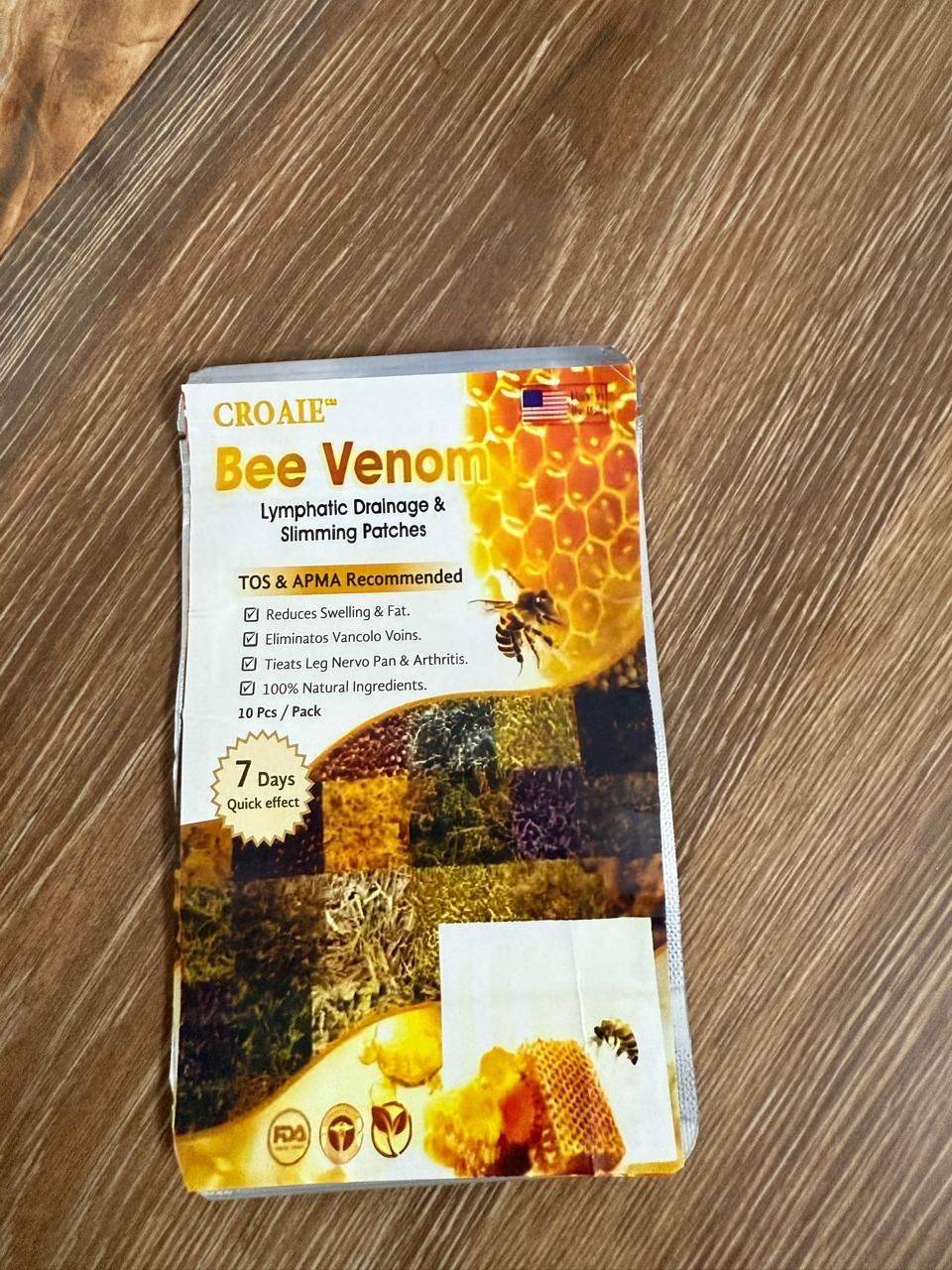 Bee Venom Lymphatic Daiamage & Sliming Patches (10 Patches) - NARIX INDIA 
