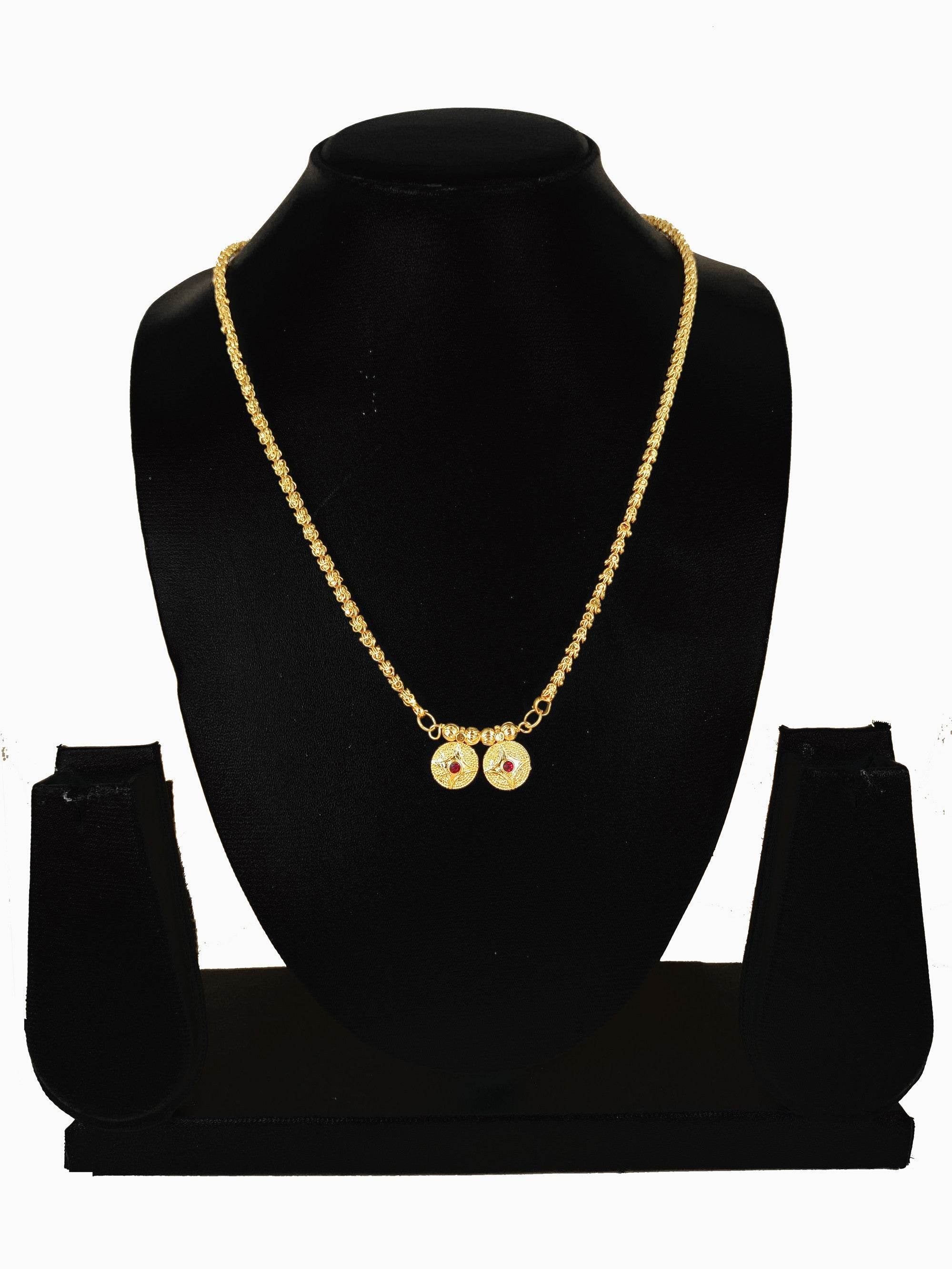 Beautiful Gold Plated Mangalsutra - NARIX INDIA 