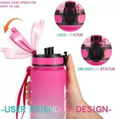 Sport Print Water Bottle Gym Water Bottle For Outdoor - NARIX INDIA 