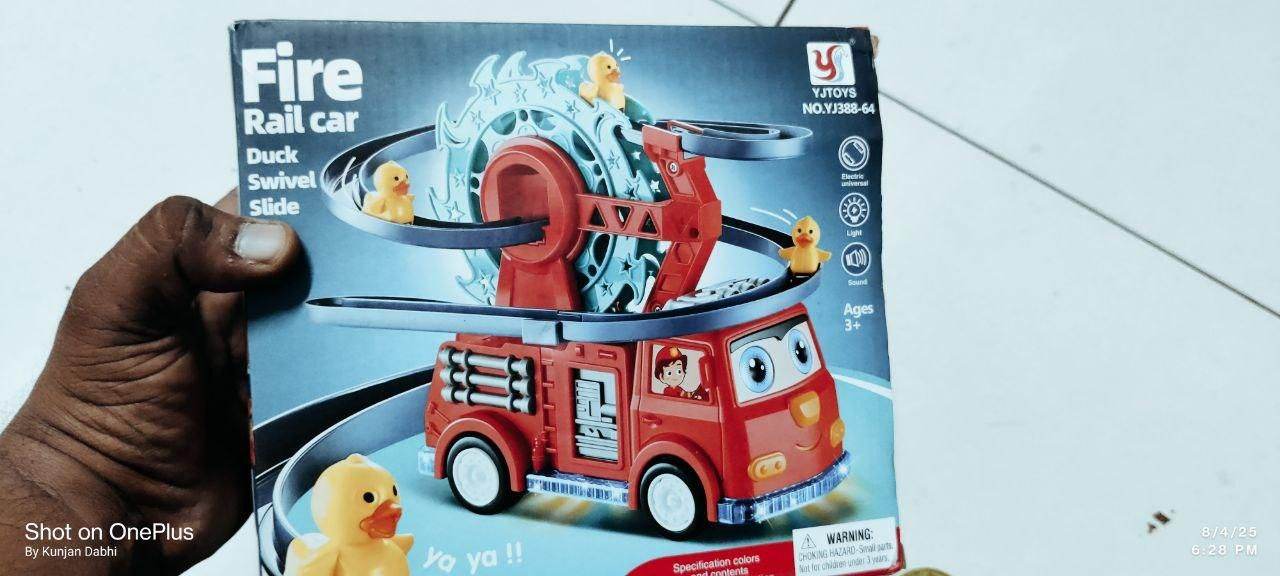 Fire Truck with Climbing Duck & Siren Sounds - NARIX INDIA 