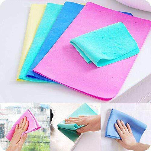 Towel-Magic Towel Reusable Absorbent Water for Kitchen Cleaning Car Cleaning(Pack of 4) - NARIX INDIA 