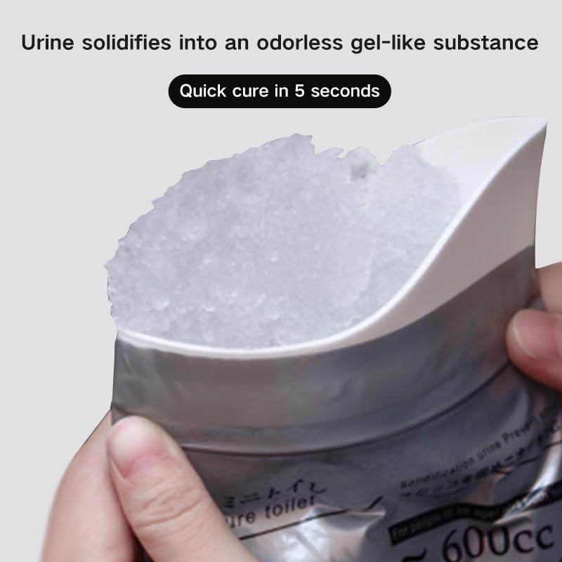 Emergency Mini Toilet-Urine Bag (Pack of 4) - NARIX INDIA 