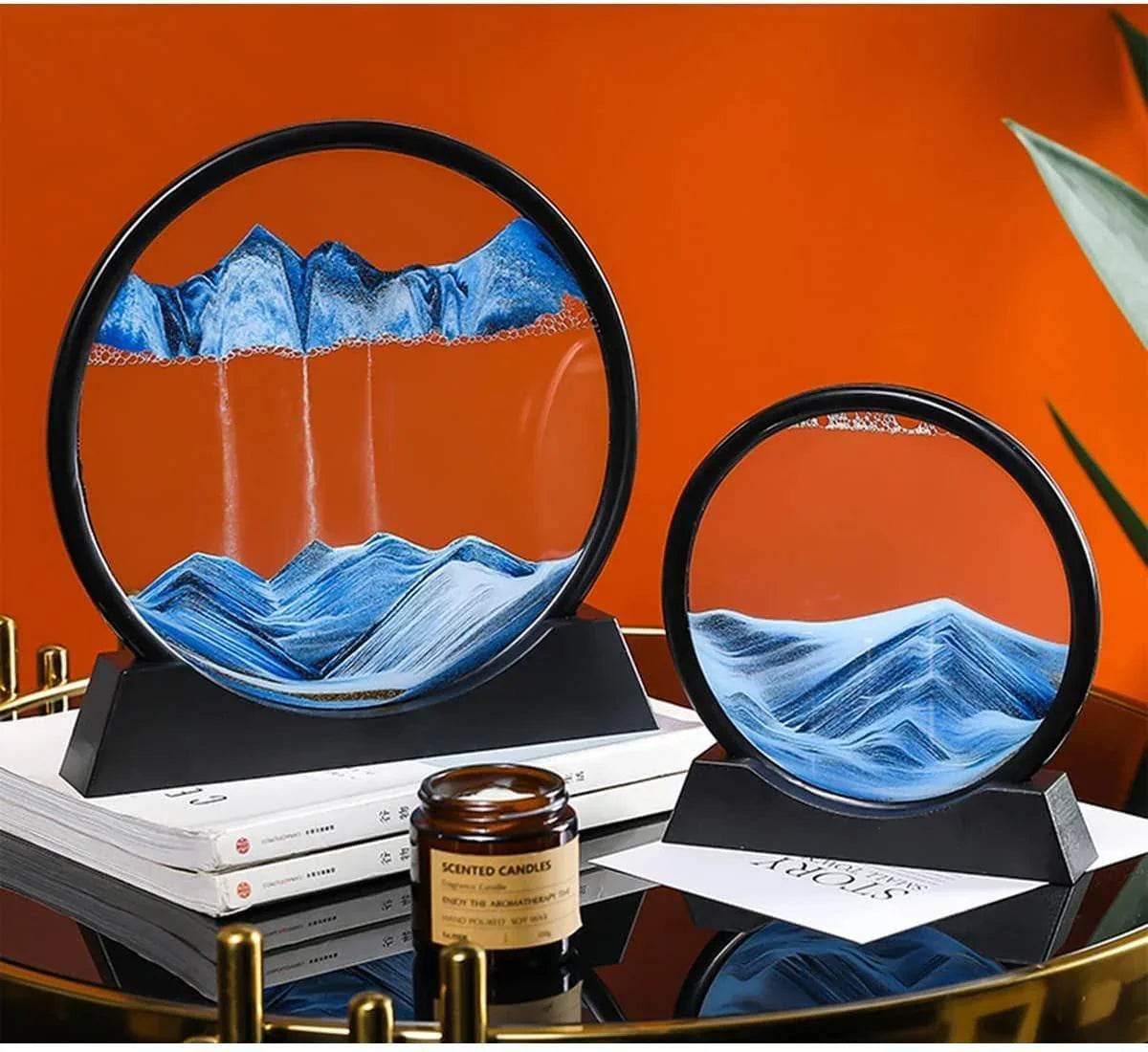 Relaxing Kinetic Sandscape Art Table Desk - NARIX INDIA 