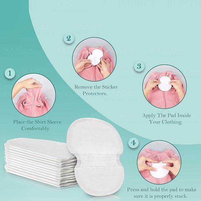 Disposable Armpit Sweat Pads Pack of 10pc - NARIX INDIA 