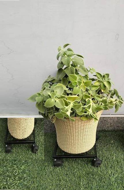 Wheel Pot Stand For Planters - NARIX INDIA 