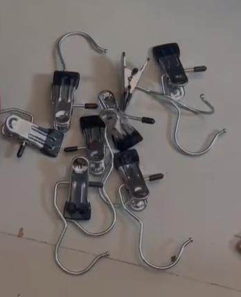 Laundry Hook Boot Hanging Hold Clips Pack of 10 - NARIX INDIA 