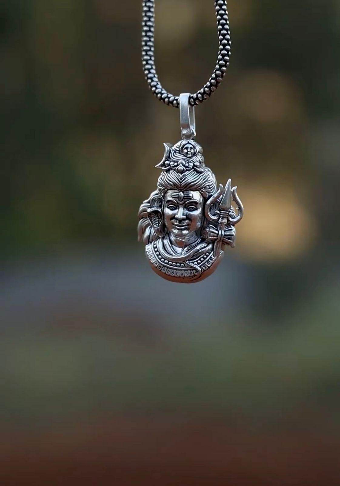 Lord Mahadev Premium Pendant Chain - NARIX INDIA 