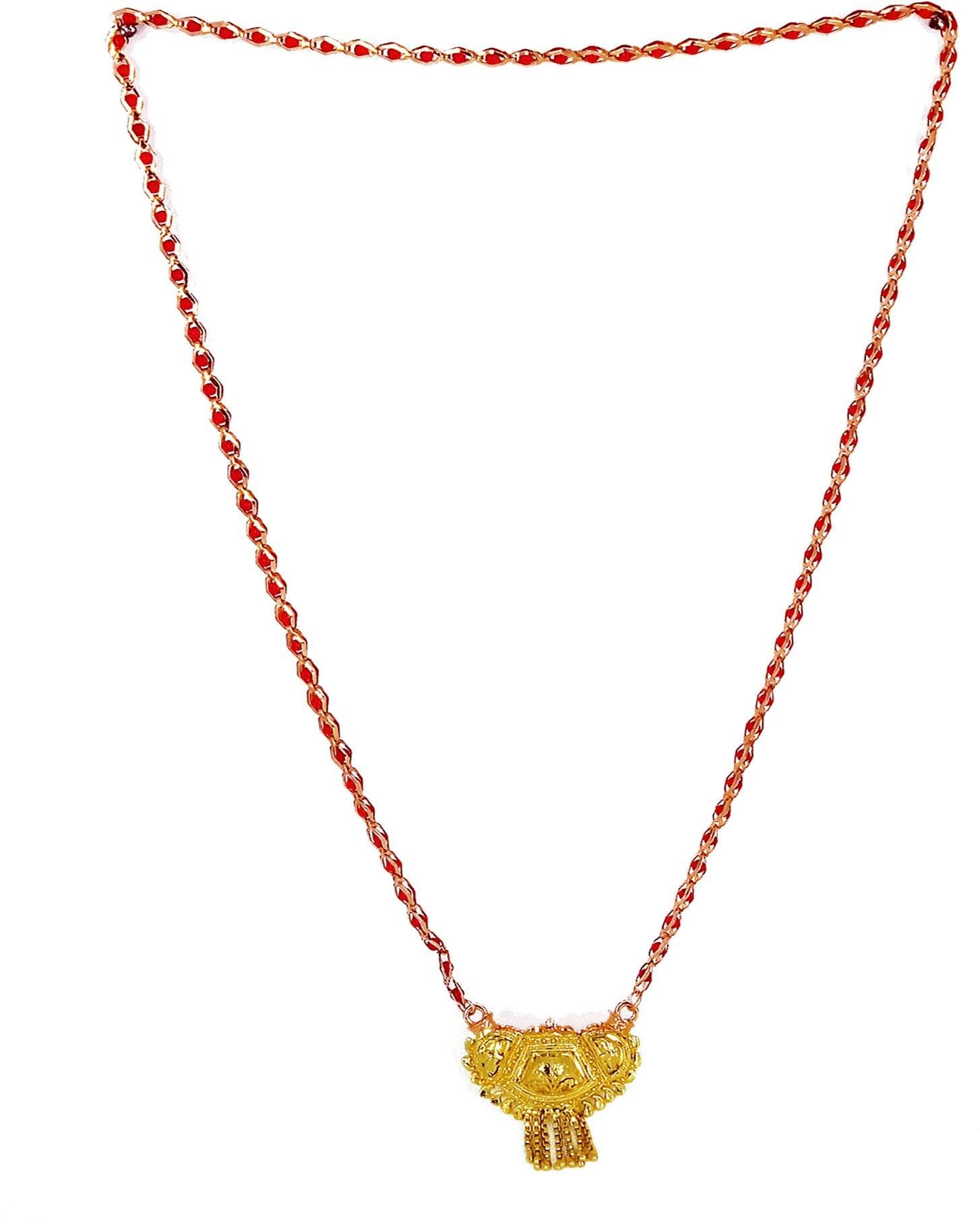Pretty Gold Plated Mangalsutra - NARIX INDIA 