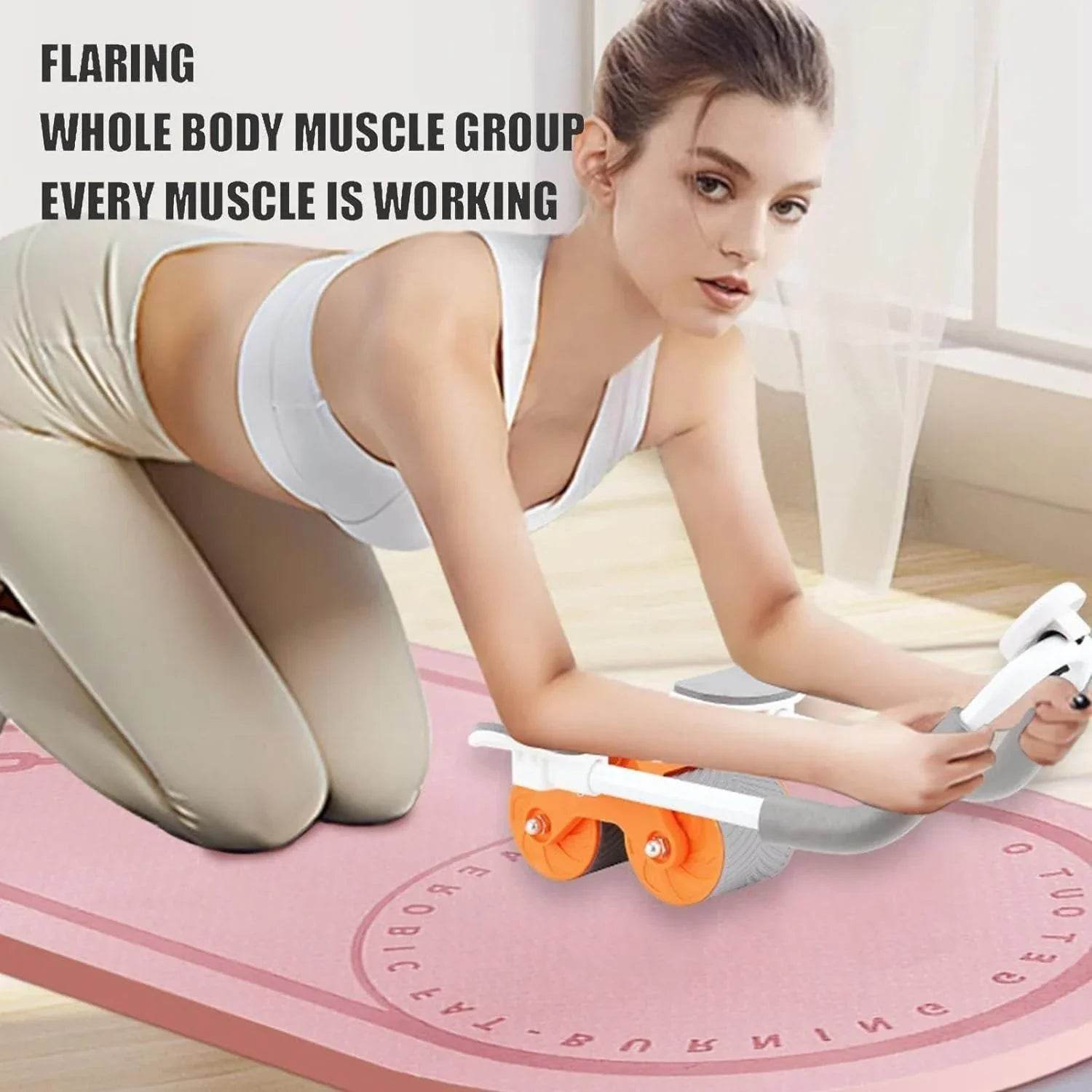 Abdominal Exercise Roller assorted color - NARIX INDIA 
