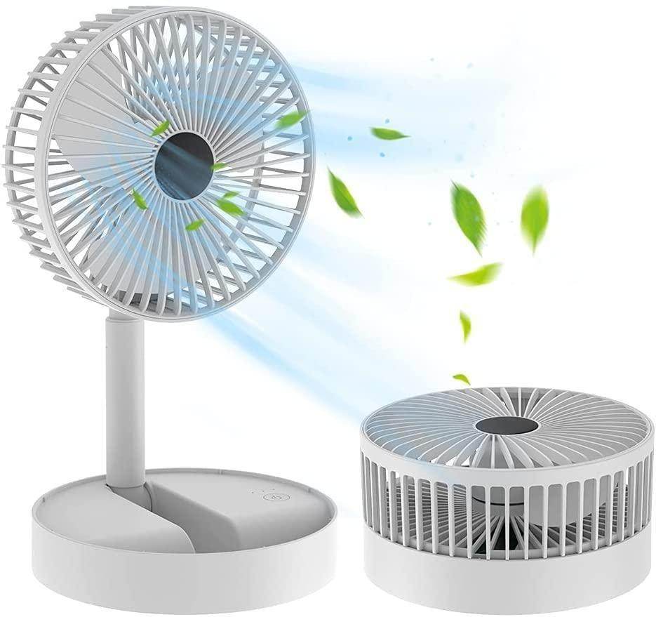 Powerful Rechargeable High Speed Table Desk Fan - NARIX INDIA 