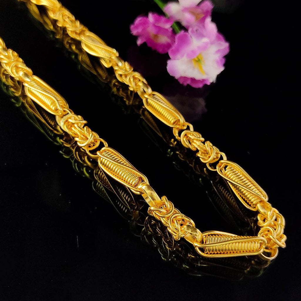 Latest Brass Gold Plated Chain - NARIX INDIA 