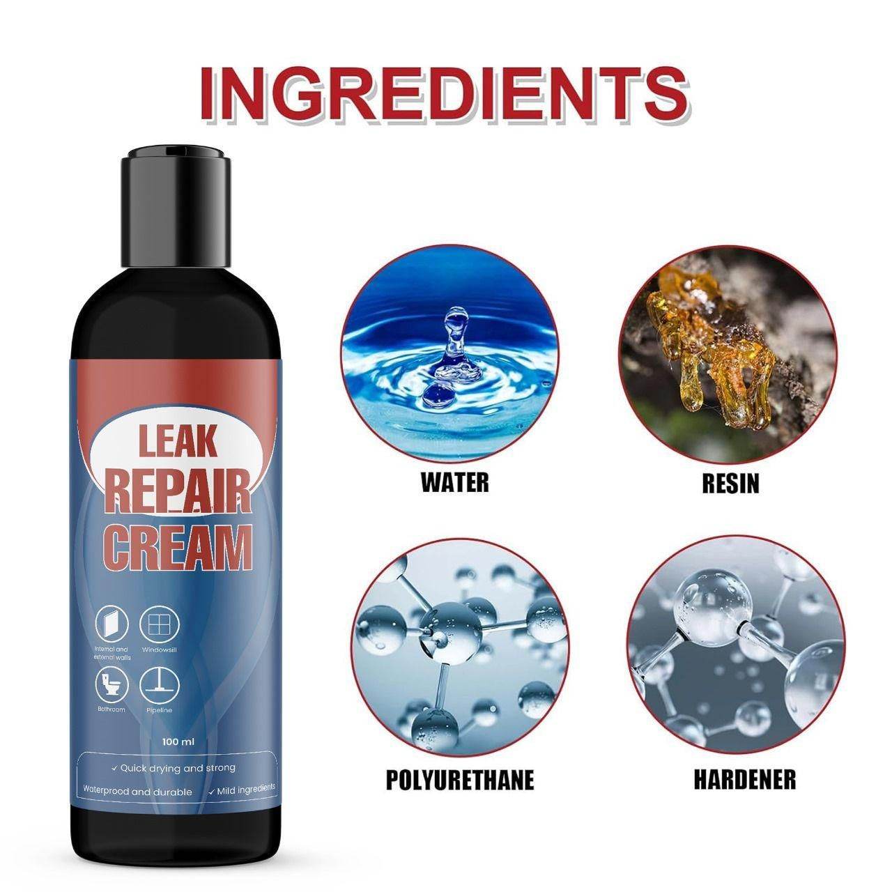 Leak Repair Cream 100 ml Pack of 1 - NARIX INDIA 