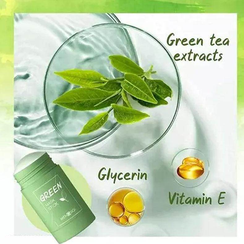 Green Tea Purifying Clay Stick Mask - NARIX INDIA 
