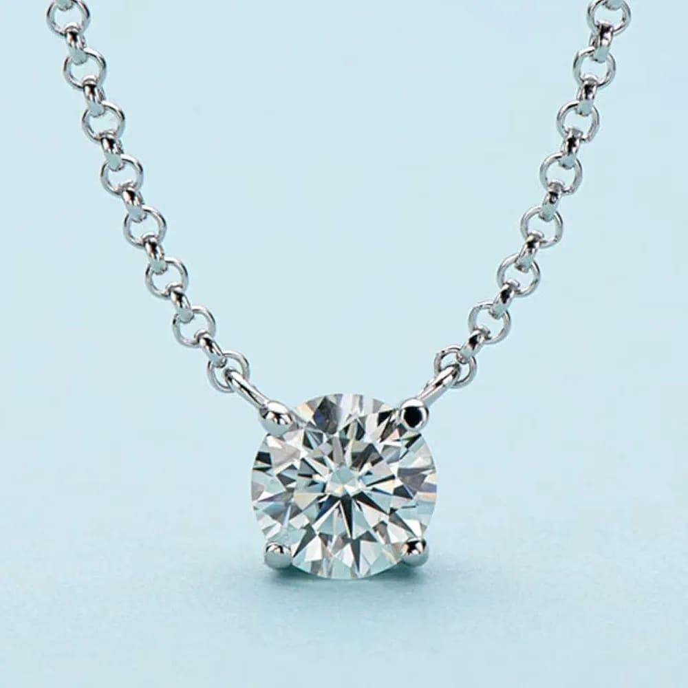 Weight Loss Stone Silver Necklace - NARIX INDIA 