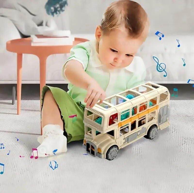 Retro Bus Double Decker Bus Model Toy Sound - NARIX INDIA 