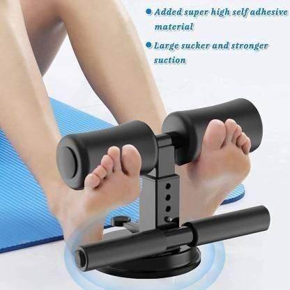 Sit Up Assistant Device Bar| Abs Master | Crunches Equipment | Gym Equipment for Home Workout | Abdominal Push Up | Fitness Exercise Device with Self Suction | Adjustable & Portable -Multicolor - NARIX INDIA 