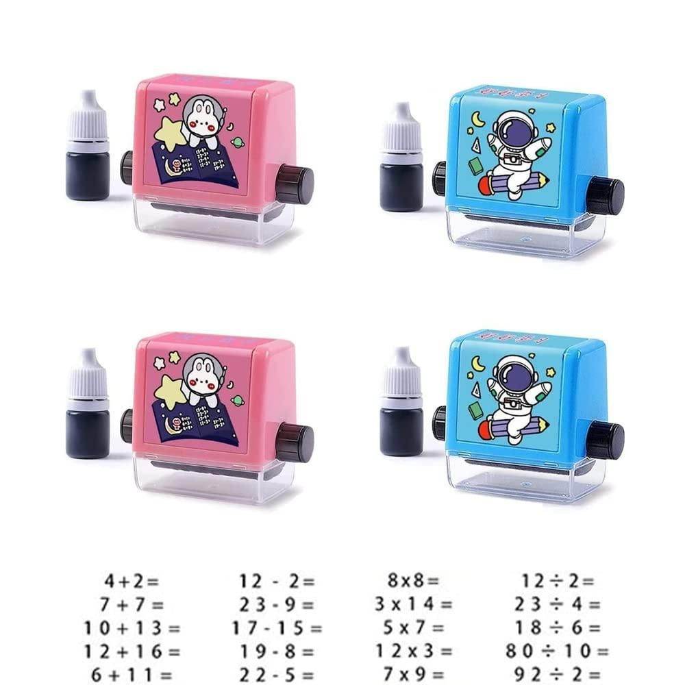 Roller Design Digital Teaching Stamp, Math Stamps Practice Tools Within 100 Supplies Educational for Preschool All Arithmetic (1 Pcs) - NARIX INDIA 