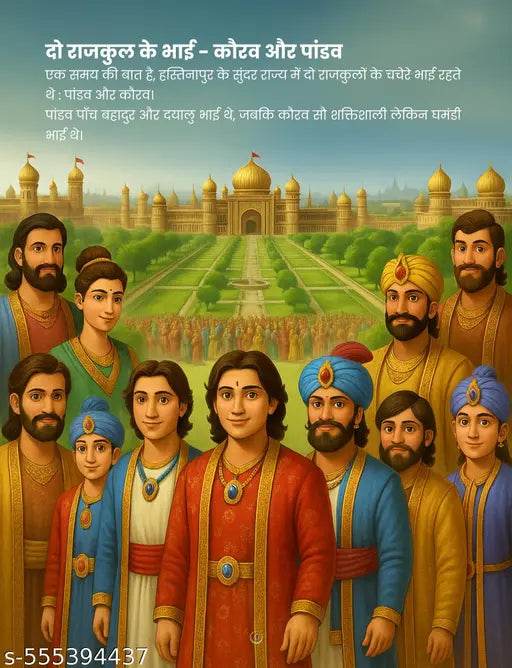 Bhagvad Gita Illustrated for Kids – 94 Colorful Pages on Thick 100 GSM Paper | Krishna’s Teachings, Spiritual Stories & Moral Values for Children Age 3 and Above | Hindi Edition - NARIX INDIA 