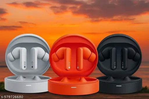 CMF Round Buds (Red) | 42 dB ANC | 12.4mm Dirac-Tuned Drivers | Ultra Bass | 35.5 Hrs Playback | Bluetooth 5.4 | Fast Charging | IPX4 TWS Earbuds with Mic ty11 - NARIX INDIA 