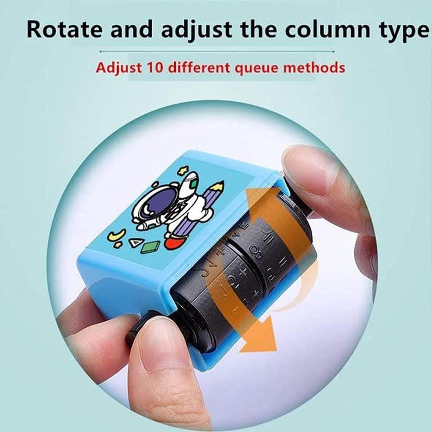 Roller Design Digital Teaching Stamp, Math Stamps Practice Tools Within 100 Supplies Educational for Preschool All Arithmetic (1 Pcs) - NARIX INDIA 