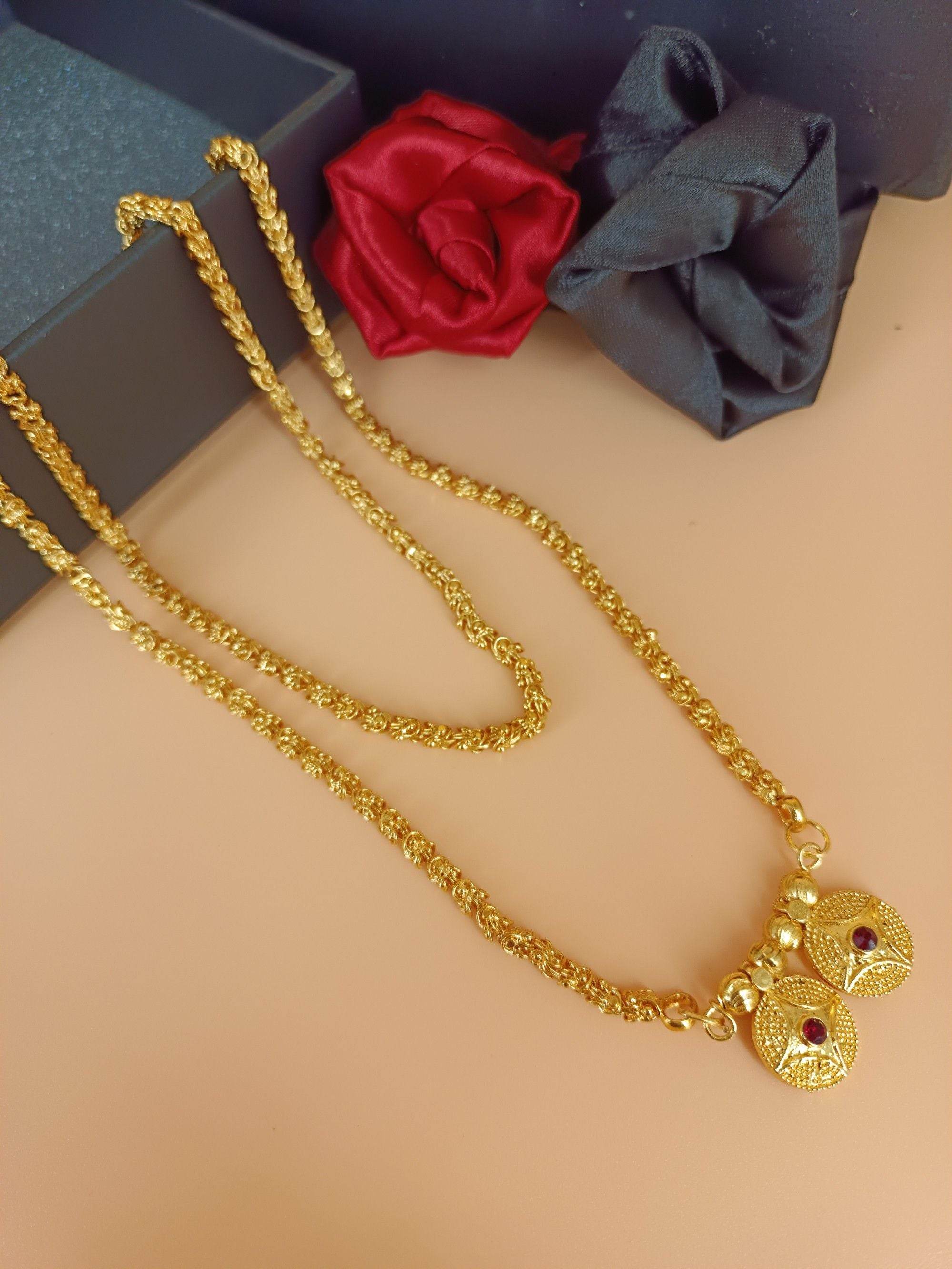 Beautiful Gold Plated Mangalsutra - NARIX INDIA 