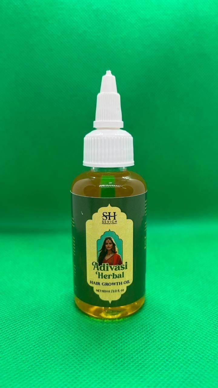 SH Adivasi Hernal Hair Growth Oil 60ml - Nourish Your Roots Naturally (Pack of 2) - NARIX INDIA 