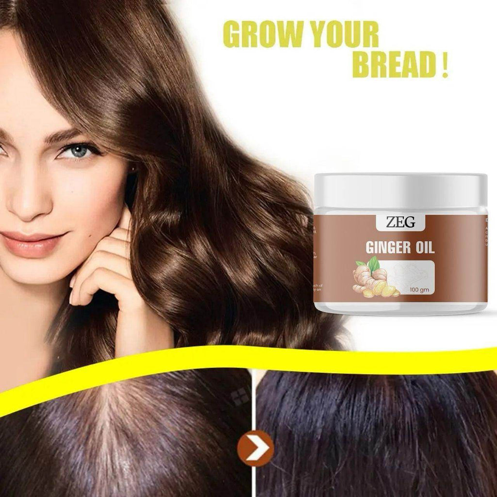 ZEG GINGER OIL 100GM ? 100% Natural Multipurpose Oil for Hair, Skin & Body - NARIX INDIA 