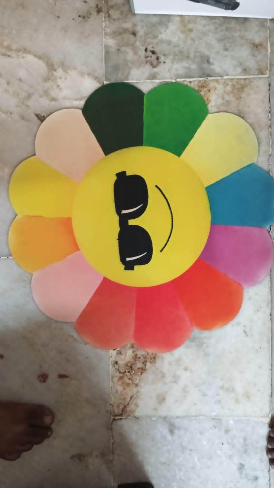 Sunflower Bathroom Rugs for Kids - NARIX INDIA 