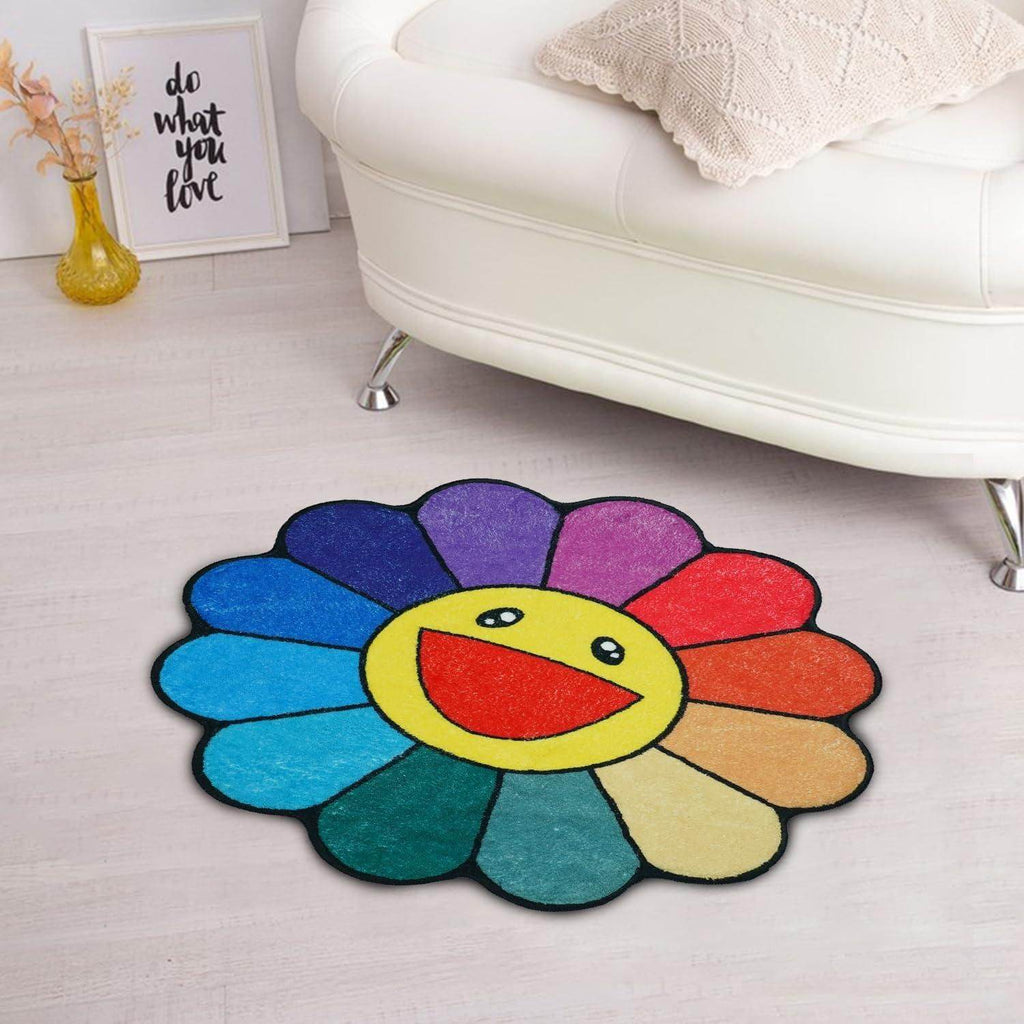 Sunflower Bathroom Rugs for Kids - NARIX INDIA 