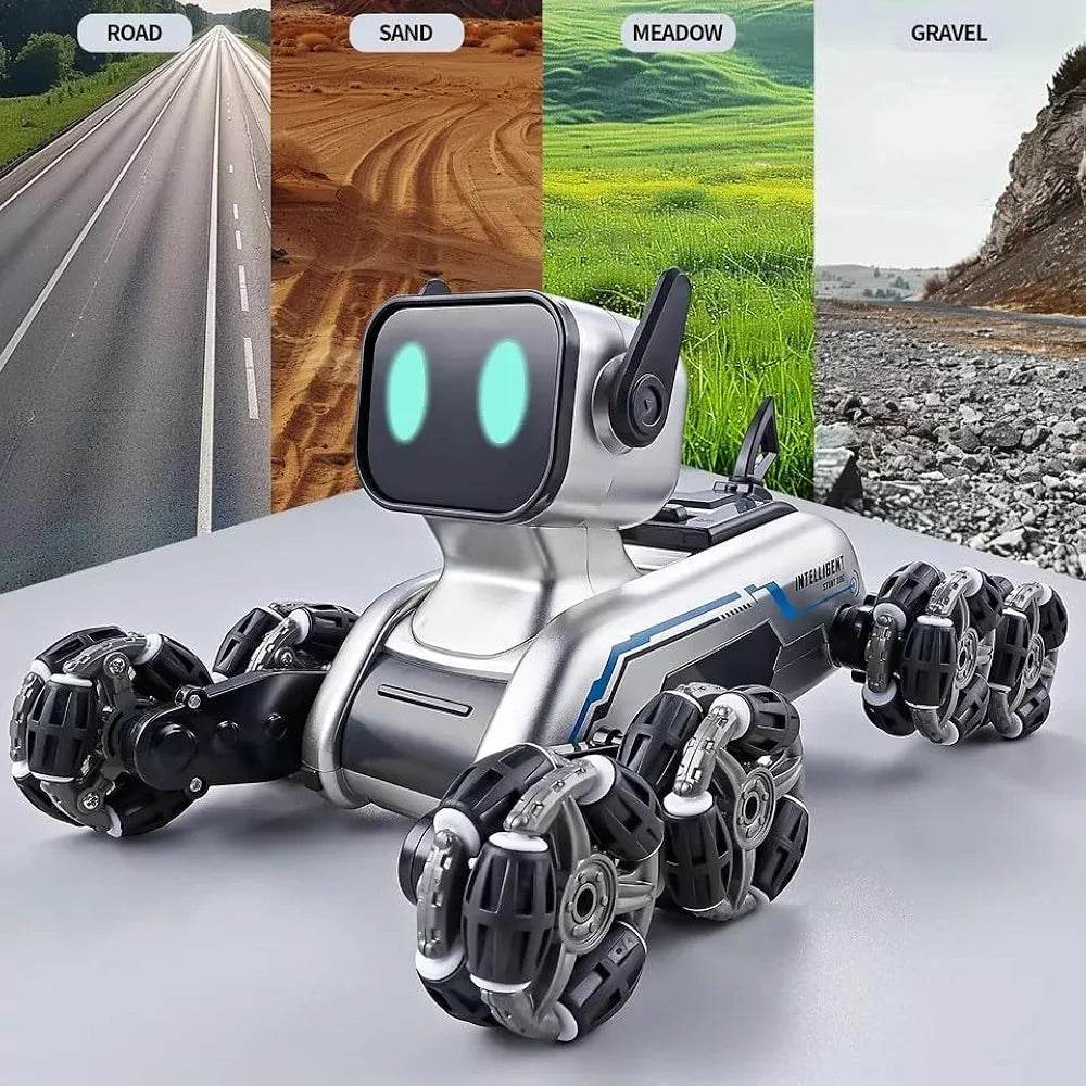 Generic Robot Dog Toys for Age 8-13, 8WD Remote Control Robot Dog Rc Car with Light - NARIX INDIA 