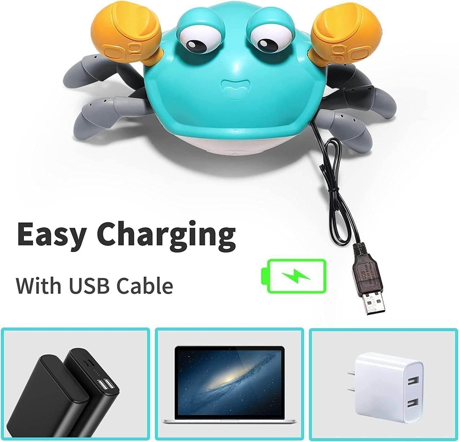 Cute Dancing Crab Toy with USB Rechargeable - NARIX INDIA 