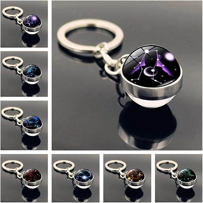 Zodiac Gemstone Keychain - NARIX INDIA 