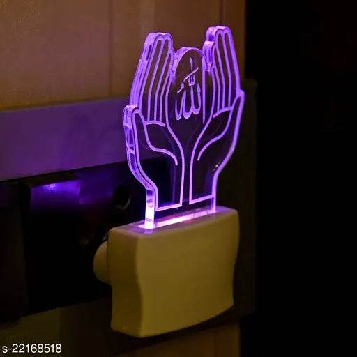 Afast 3D Illusion Effect Pray Alla Multi Colour LED Night Lamp - NARIX INDIA 